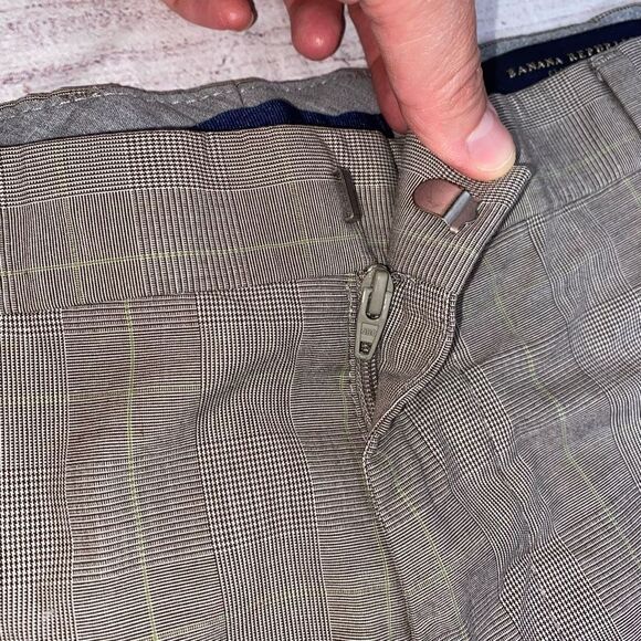 Banana republic cotton blend classic fit dressy casual pants 32/32 - Picture 5 of 12